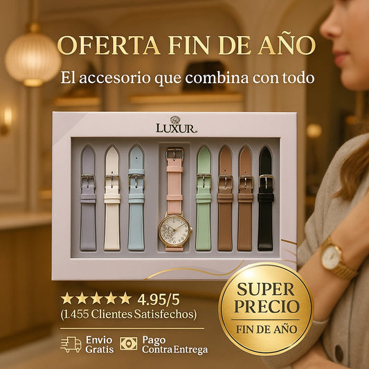 ⌚🎁 RELOJ SEMANARIO LUXUR ORIGINAL